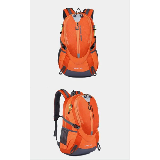 40L Nylon Senderismo Camping Mochila Bolsa con organizador